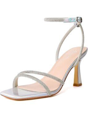 Strappy Lace-Up High Heels for Women - Open Toe Stiletto Sandals for Prom